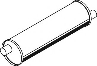DINEX 21344 Middle-/End Silencer